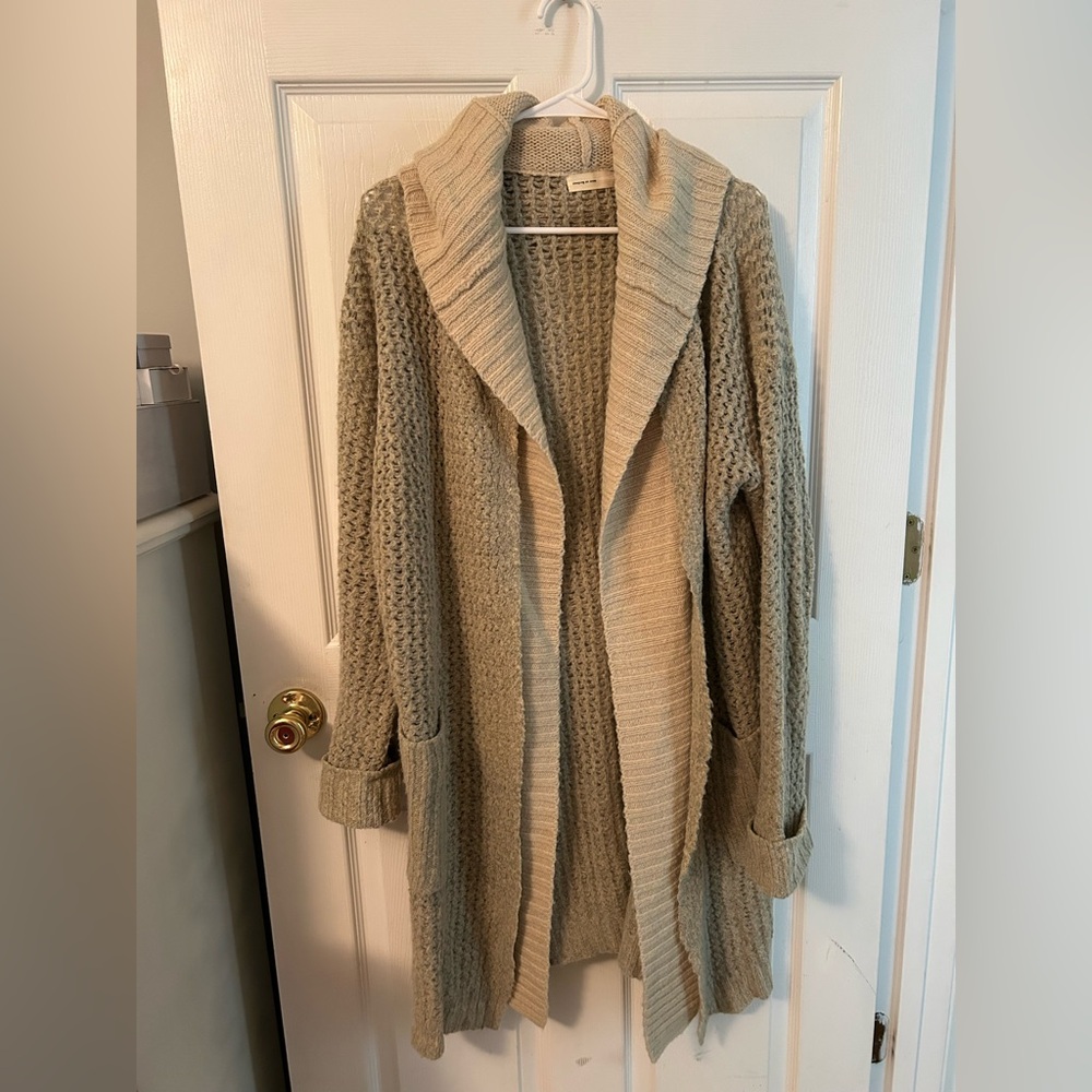 Anthropologie Sleeping on Snow cardigan